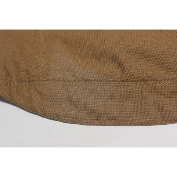 Duluth Trading men's faux shearling lined short canvas barn chore utility coat M - Picture 9 of 13